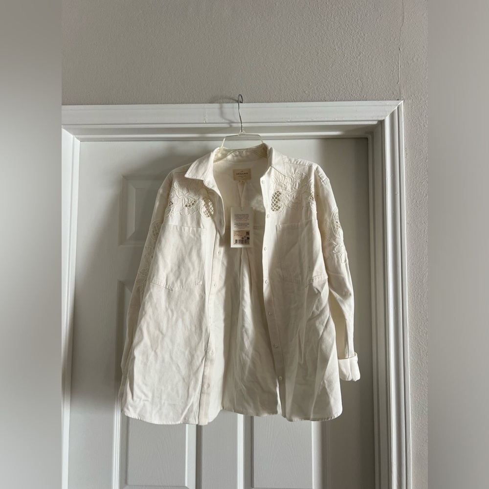 Sezane Long Sleeve Top